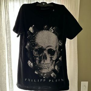 Philipp plein tshirt black size M,